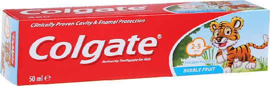 Colgate Baby Toothpaste for 2+ Years with Bubblegum Flavor 50ml