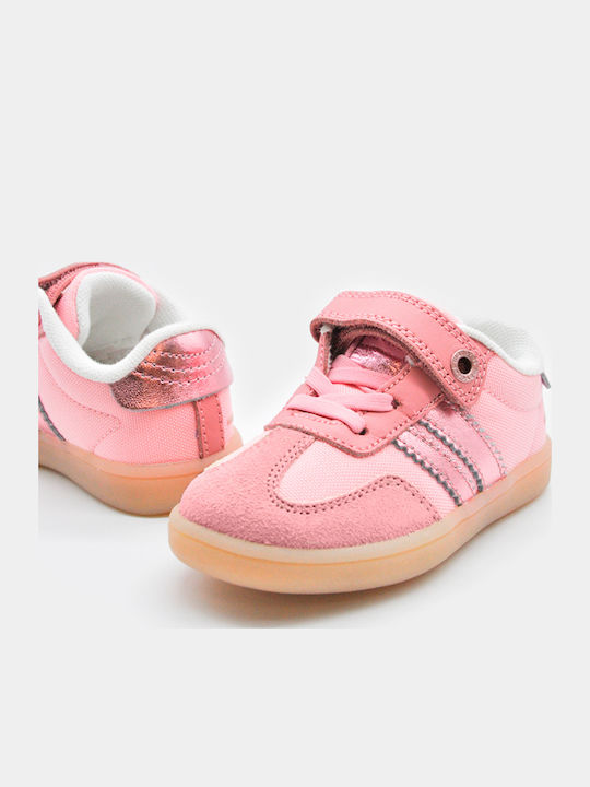Mayoral Soft-Sole Baby Sneakers Pink
