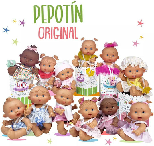 Nines d' Onil Baby-Puppe Pepote Original 21 cm Verschiedene Designs 1 Stk