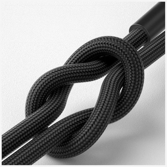3MK Hyper USB 2.0 Cable USB-C male - USB-C 60W PD Μαύρο 0.5m