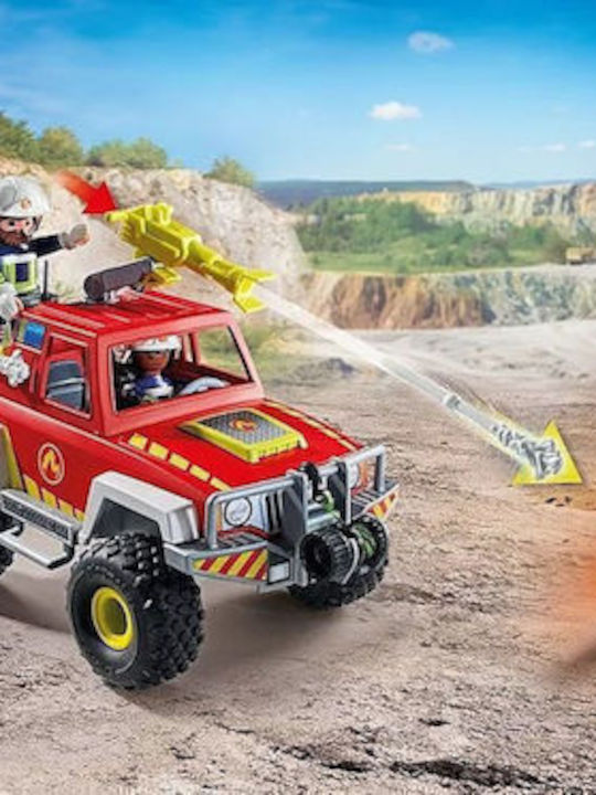 Action Heroes Πυροσβεστικό Όχημα 4x4 Για 4-10 Ετών Playmobil