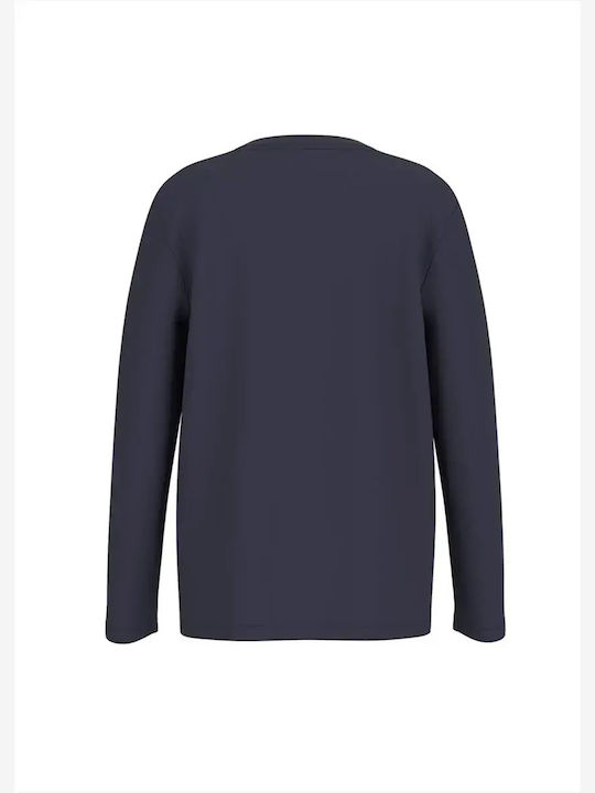 Kids' Shirt Long Sleeve Dark Blue