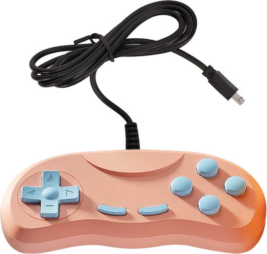 Techkidz 500-Spiel Konsole Emulator Multiplayer Controller Streetart Modell Pink