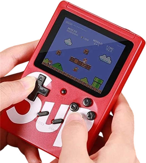 Techkidz 400-game Console Emulator Multiplayer Controller Sup Model Red