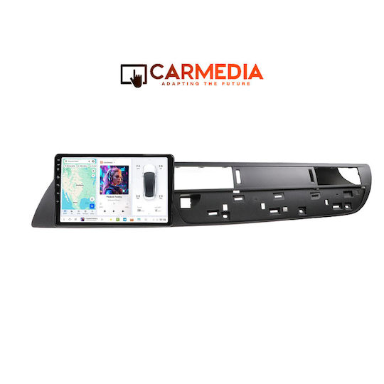 Carmedia Ηχοσύστημα Αυτοκινήτου για Citroen C5 2007-2017 (Bluetooth/USB/WiFi/GPS/Apple-Carplay/Android-Auto) με Οθόνη Αφής 9"