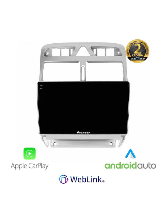 Pioneer Auto-Audiosystem für Peugeot 307 2002 2008 Bluetooth USB Eingebautes Wi-Fi GPS Apple CarPlay Android Auto