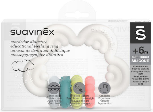 Suavinex Teething Ring made of Rubber for 6 m+ 1pcs