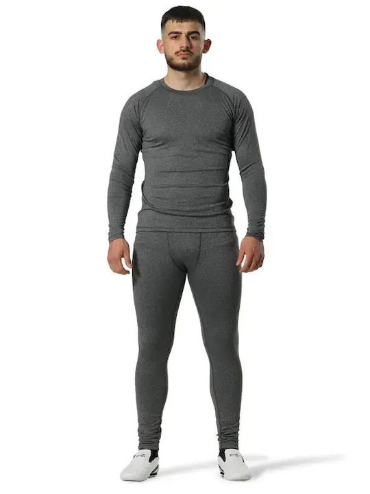 adidas Activeflex Ανδρική Μακρυμάνικη Μπλούζα 100120 για Jiu-Jitsu Πράσινη