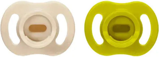 Tommee Tippee Pacifier Silicone Green-Beige for 6-18 months