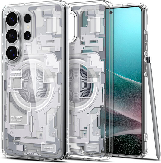 Spigen Ultra Hybrid Mag Back Cover Silicone / Plastic 2mm Zero One White (Galaxy S26 Ultra)