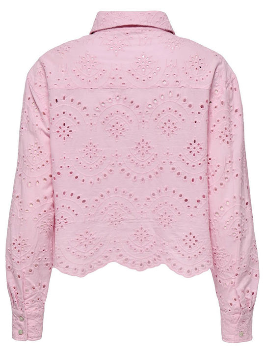 Long Sleeve Women's Shirt Pink Lady