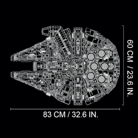 LEGO Star Wars Millennium Falcon UCS Für 16+ Jahre 7541Stücke