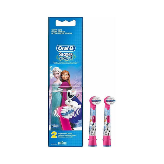 Oral-B Ανταλλακτικά Ηλεκτρικής Οδοντόβουρτσας Stages Power 2τμχ για 3+ Χρονών