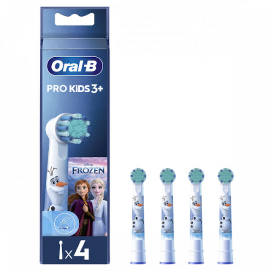 Oral-B Replacement Electric Toothbrush Heads Pro Kids 4 Pieces for 3+ Years Olaf