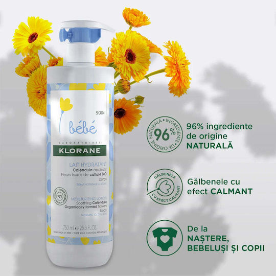 Klorane Milch für Feuchtigkeit 750ml