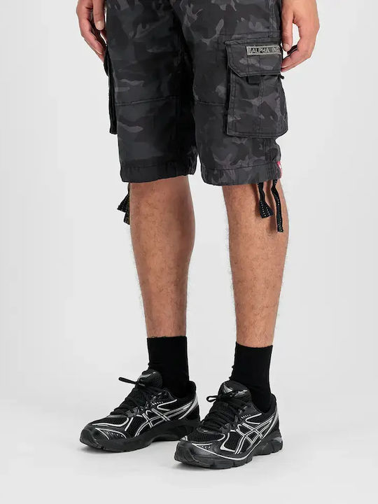 Herrenshorts Black Camouflage