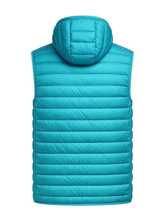 Sleeveless Jacket Turquoise