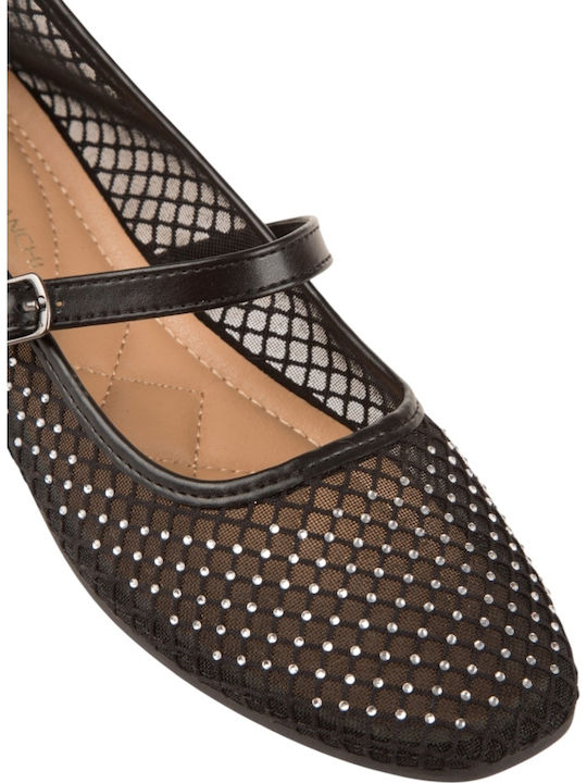 Women's Ballerina Shoes In Black Colour