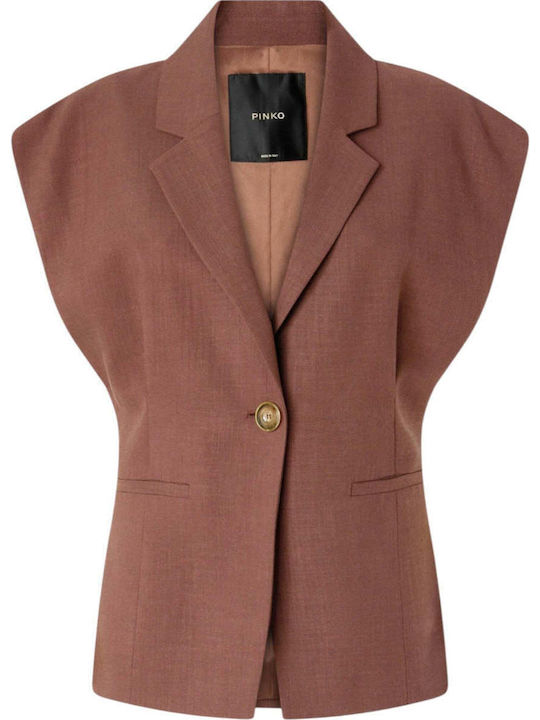 Brown Women's Vest