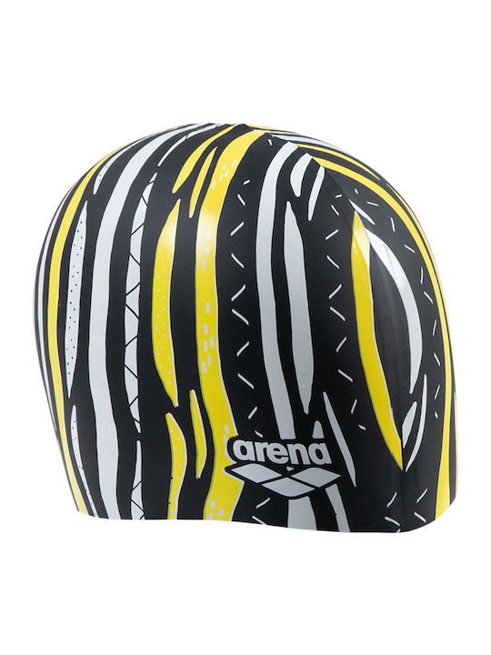 Arena Print Cap 2 – Силиконова Шапка За Плуване 278 Stripes Arena Multi