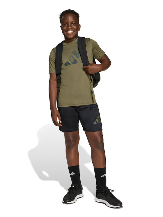 Kids Set with Shorts Summer 2pcs Khaki