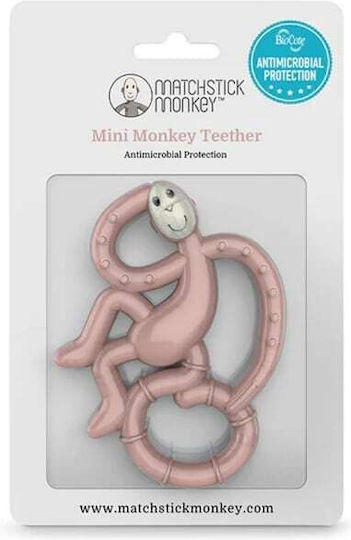 Matchstick Monkey Monkey Beißring & Zahnen Linderung für 3 Monate+ Grün