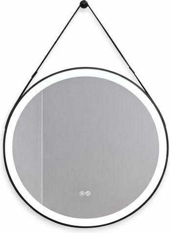 Bathroom Mirror Imanda Led Touch Mirrorlux Selene S-4676b Round Diameter 800mm Black