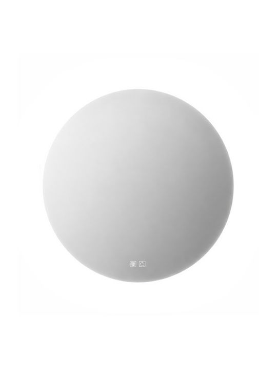 Bathroom Mirror Led Touch Mirrorlux Iris S-4528 Round Diameter 600mm
