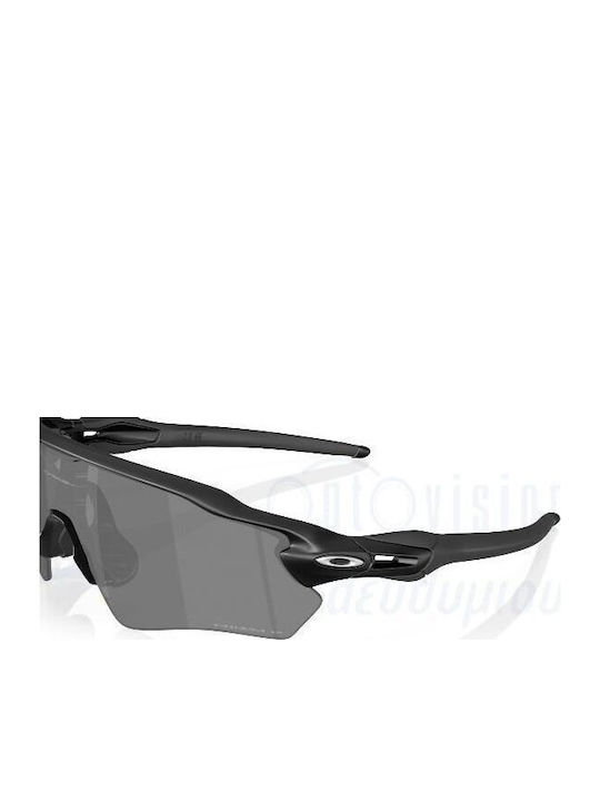 Oakley Radar Ev S Path Prizm Unisex Sonnenbrille mit Schwarz Kunststoff Gestell und Schwarz Polarisiert Linse OO9510-05