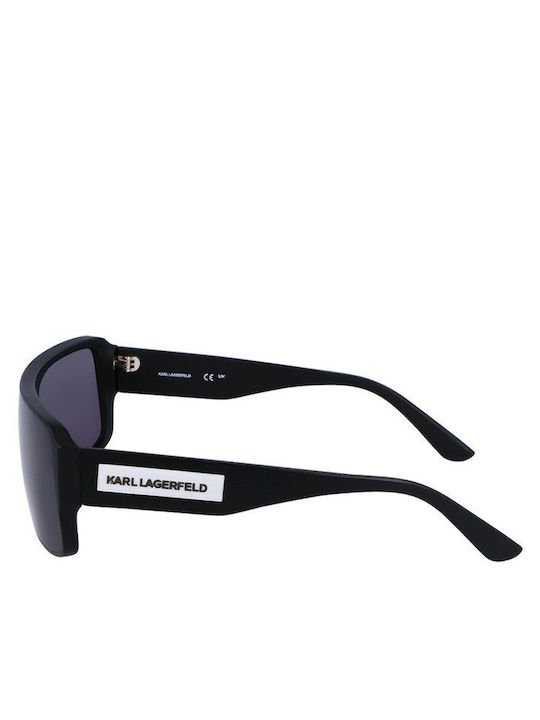 Karl Lagerfeld Unisex Γυαλιά Ηλίου με Μαύρο Κοκκάλινο Σκελετό και Μαύρο Φακό KL6129S-002