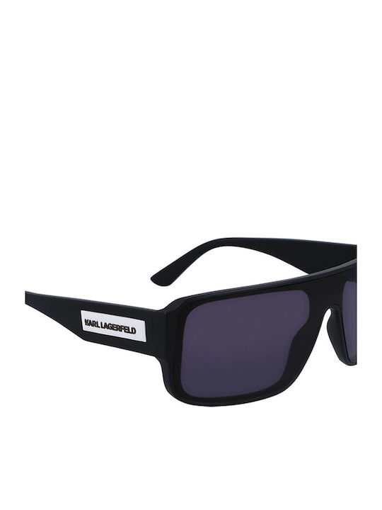 Karl Lagerfeld Unisex Γυαλιά Ηλίου με Μαύρο Κοκκάλινο Σκελετό και Μαύρο Φακό KL6129S-002