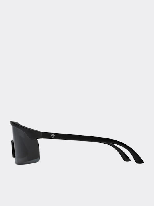 Chpo Unisex Sunglasses with Black Plastic Frame and Black Lens 16134DD