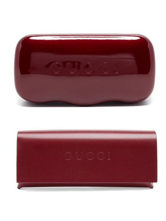 Gucci Damentaschen Sonnenbrille mit Schwarzem Rahmen und Grauen Gläsern GG1970SA 001