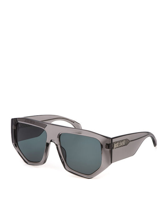 Just Cavalli Unisex Sunglasses with Gray Plastic Frame and Gray Lens