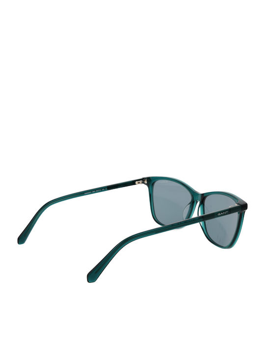 Gant Унисекс Слънчеви Очила с Зелен Пластмасов Рамка и Зелени Стъкла