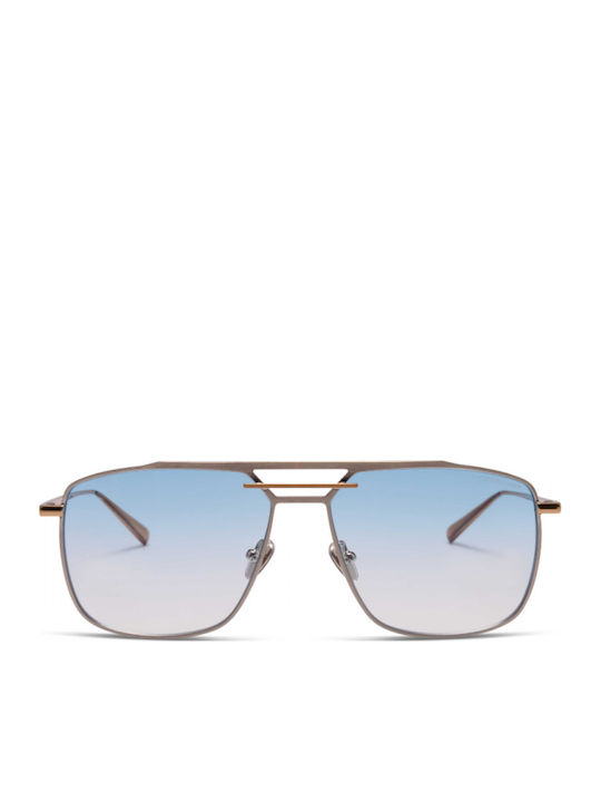 Kreuzbergkinder Red Snapper Unisex Sunglasses with Gold Metal Frame and Green Gradient Lens RED SNAPPER C2