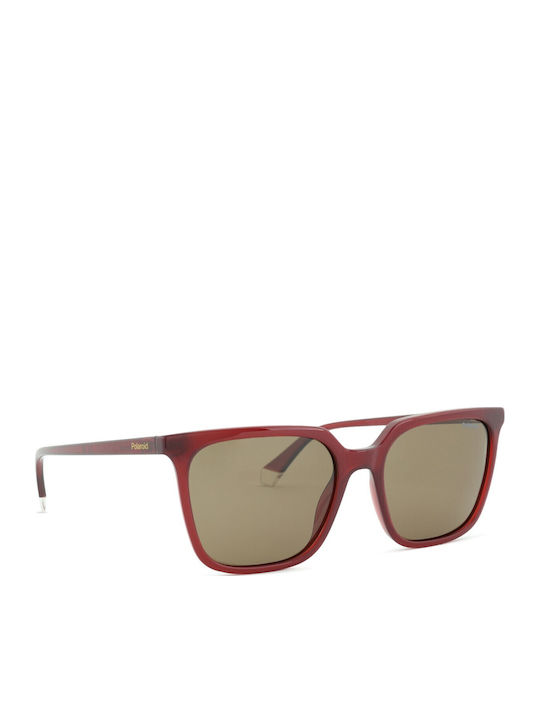 Polaroid Feminini Ochelari de soare cu Burgundy Cadru și Maro Lentilă PLD4163/S LHF/SP