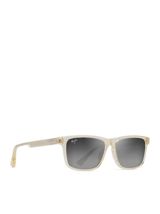 Maui Jim Γυναικεία Γυαλιά Ηλίου με Λευκό Σκελετό και Ροζ Ντεγκραντέ Φακό 587-21