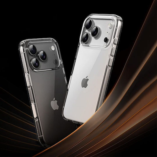 Rock Crystal Shield Back Cover Silicon / Plastic Transparent (iPhone 17 Pro)