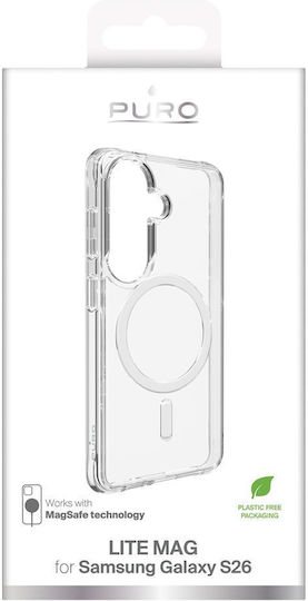 Puro Lite Mag Back Cover Transparent (Galaxy S26)
