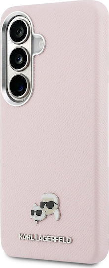 Karl Lagerfeld Karl Lagerfeld Grained Umschlag Rückseite Synthetisches Leder / Rosa Leder Für Galaxy S26