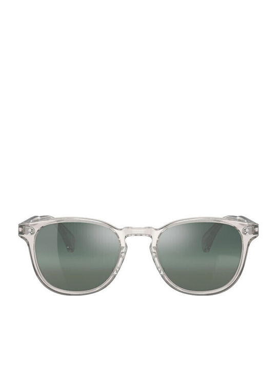 Oliver Peoples Unisex Sunglasses with Gray Plastic Frame and Gray Gradient Lens