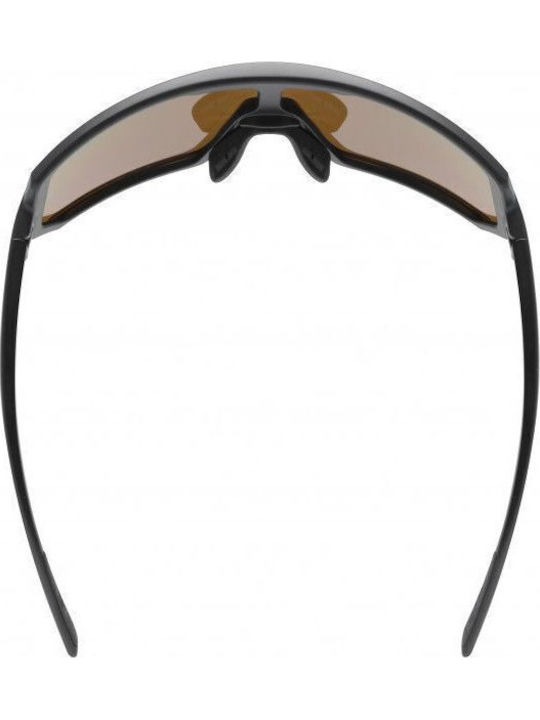 Uvex Sportstyle 235 P Unisex Sunglasses with Black Plastic Frame and Yellow Lens 53 3 032 2230