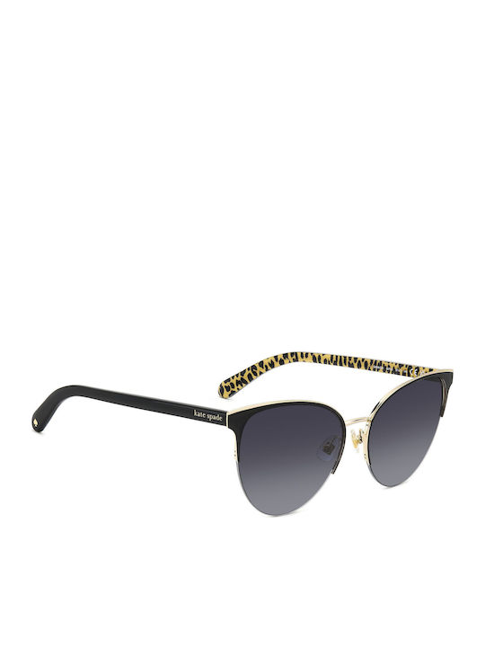 Kate Spade Feminini Ochelari de soare cu Negru Cadru și Negru Lentilă IZARAGS807F79