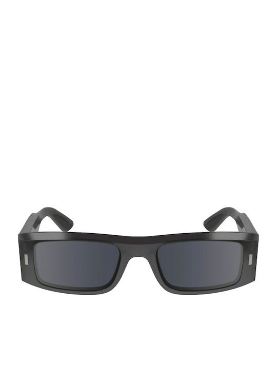 Calvin Klein Unisex Γυαλιά Ηλίου με Γκρι Κοκκάλινο Σκελετό και Μαύρο Φακό CK23537S 059