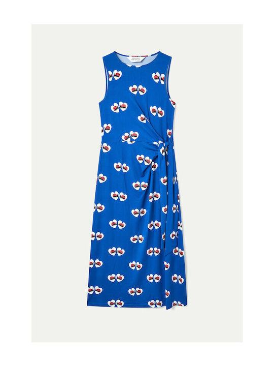 Καλοκαιρινό Midi Φόρεμα Ladybug Print