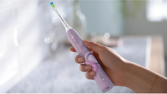 Philips Sonicare Electric Toothbrush with Pressure Sensor and Travel Case Purple