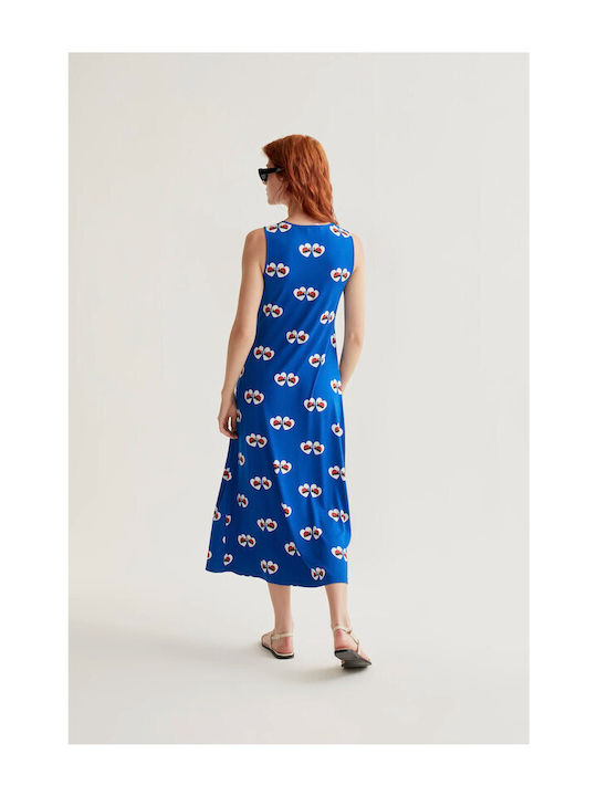 Καλοκαιρινό Midi Φόρεμα Ladybug Print