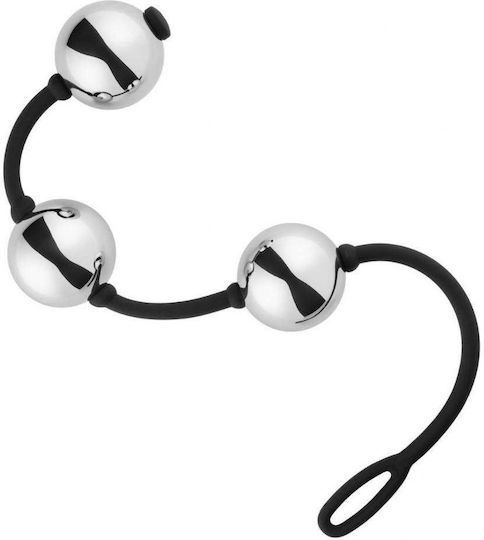 Сребристи Тройни Метални Вагинални Топки Easytoys Geisha Metal Kegel Balls Silver 28.3cm