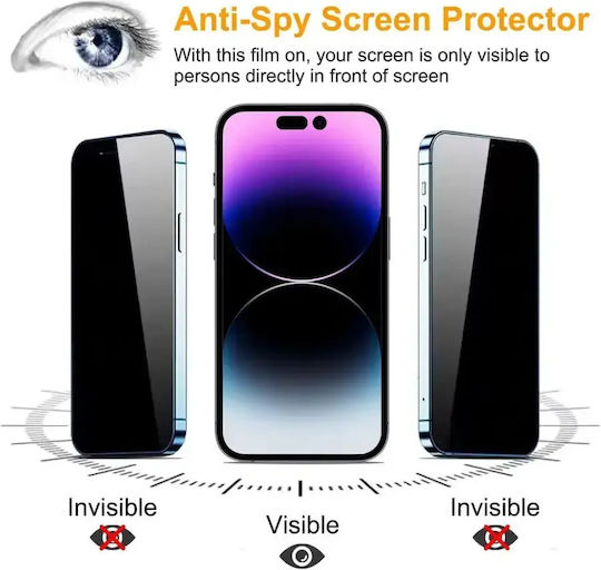Privacy Full Face Tempered Glass Black (Galaxy A26)